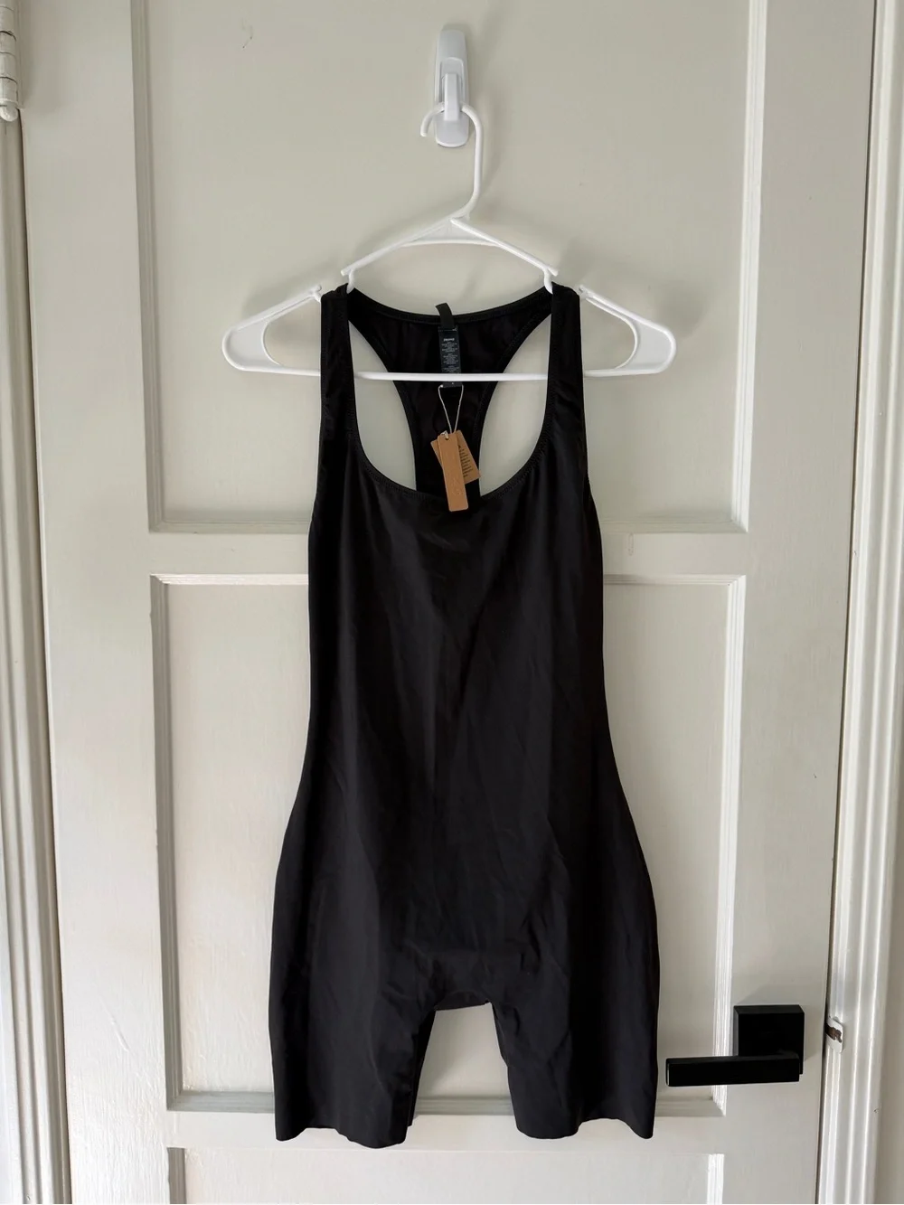 SKIMS Black One-Piece Scoop Neck Swim Suit - Picture 4 of 5